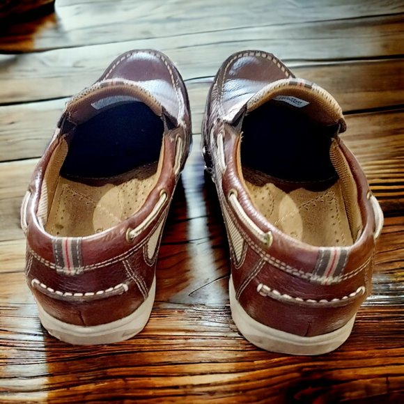 MEN'S G.H. BASS & CO. BARON 2 BOATER SHOES Sz 9 1/2 Wide - Picture 3 of 9